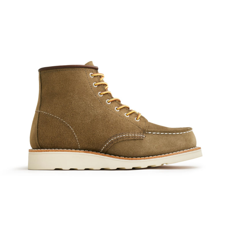Women&rsquo;s Red Wing&reg; 6" Classic Moc Boots - OLIVE MOHAVE