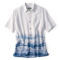 Rugged Air Pigment-Dyed Short-Sleeved Shirt - CLOUD BLUE image number 0