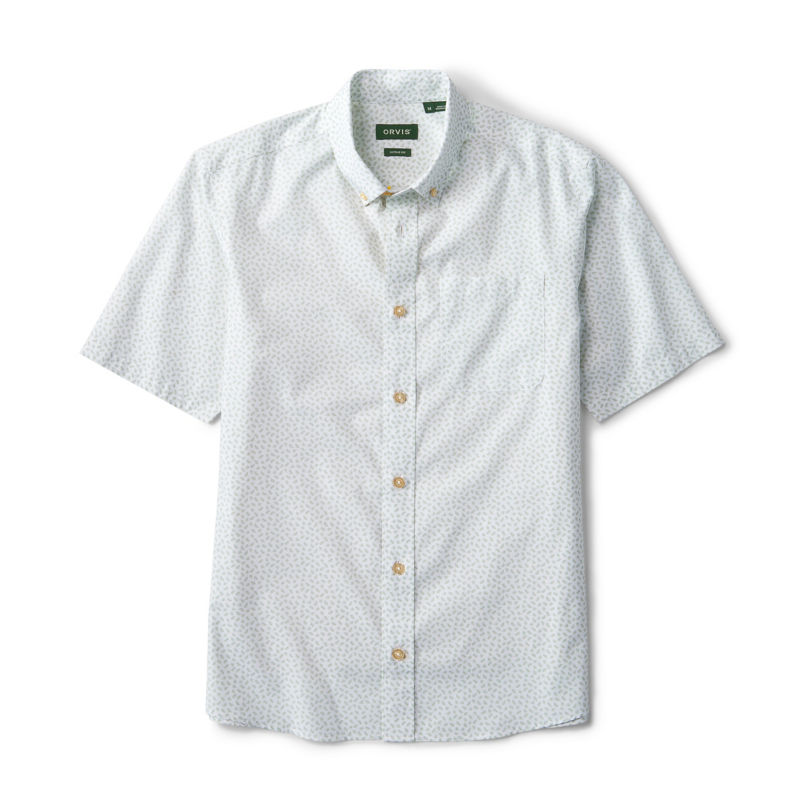 No-Work Short-Sleeve Shirt - WHITE/ALOE