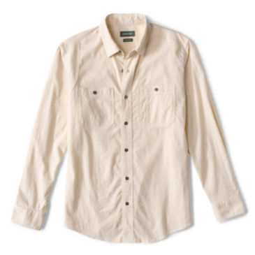 Hemp/TENCEL™ Long-Sleeved Work Shirt - NATURAL