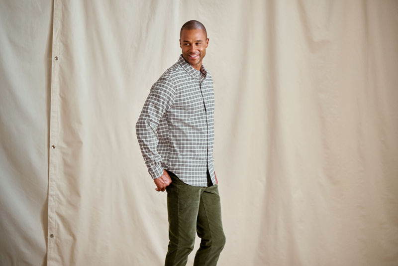 Comfort Zone Long-Sleeve Shirt - SNOW/TARRAGON image number 2