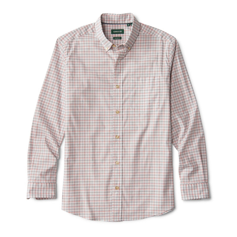 Comfort Zone Long-Sleeve Shirt - WHITE/POPPY