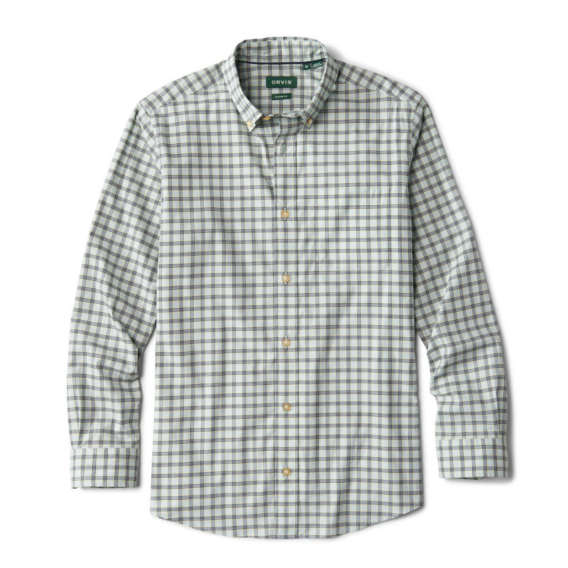 Comfort Zone Long-Sleeve Shirt - BLUE MIST/CITRUS image number 0