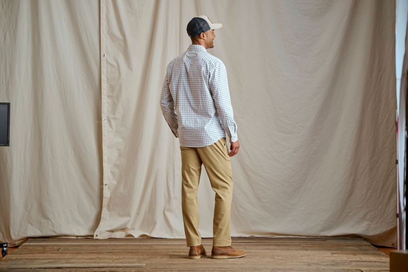 Comfort Zone Long-Sleeve Shirt - WHITE/POPPY image number 3