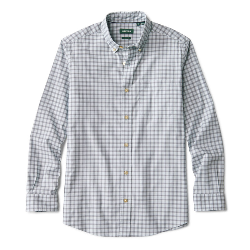 Comfort Zone Long-Sleeve Shirt - BLUE MIST/WHITE image number 4