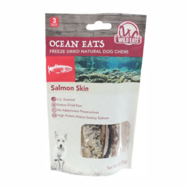 Wild Eats: Salmon Skin Dog Chews - 