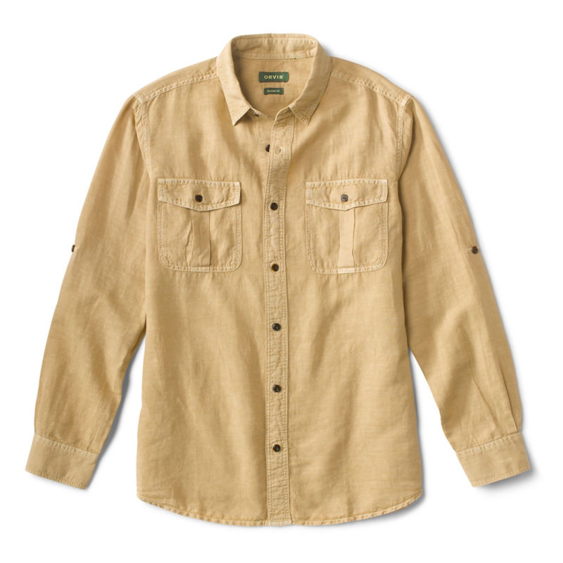 Journey Long-Sleeved Linen-Blend Bush Shirt | Orvis