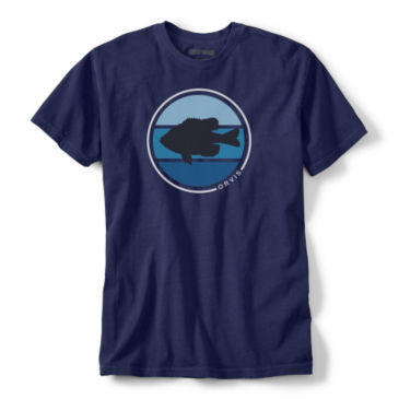 Bluegill Outline T-Shirt - NAVY