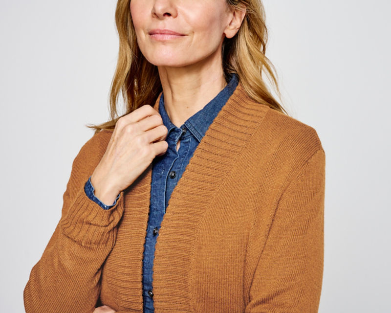 Evergreen Eco-Friendly Long Open Cardigan | Orvis