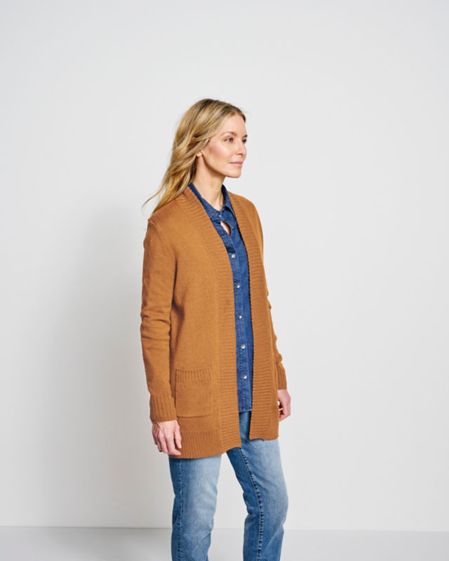 Evergreen Eco-Friendly Long Open Cardigan | Orvis
