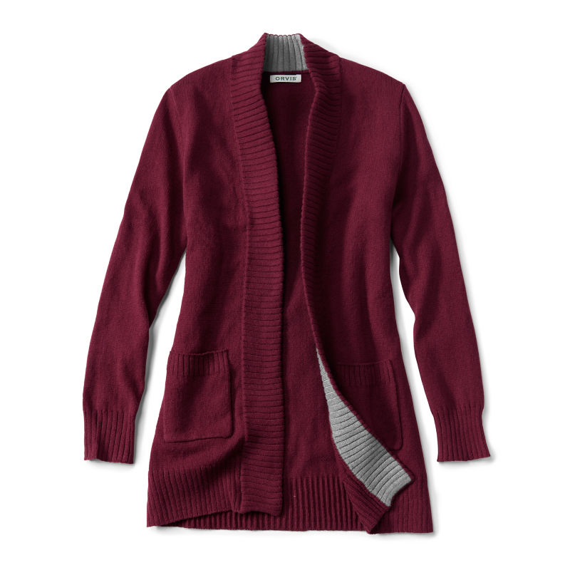 Evergreen Long Open Cardigan - JAM