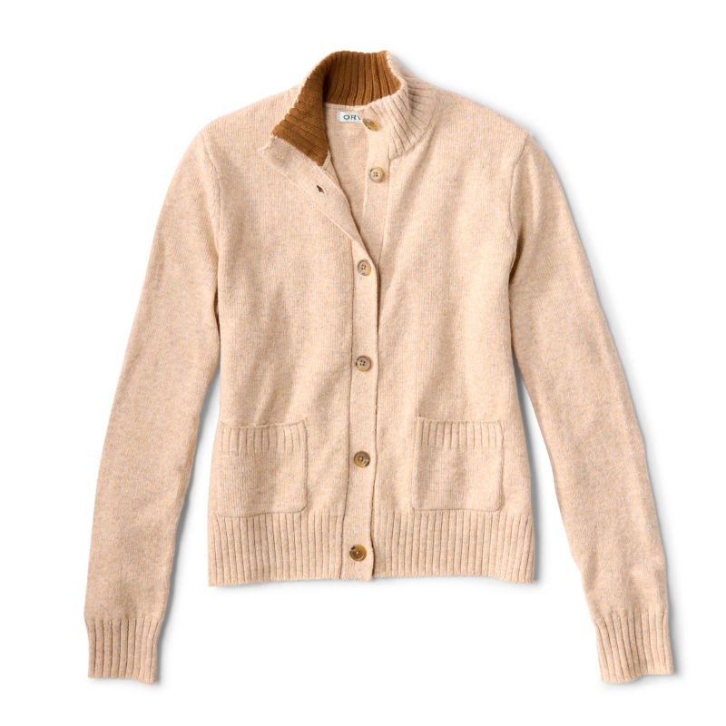 Evergreen Short Button Cardigan - BARLEY HEATHER