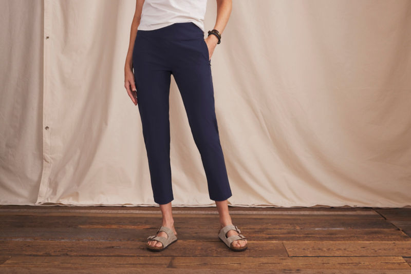 Wonder Ripstop Ankle Pants - TRUE NAVY image number 1