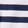 Perfect Three-Quarter-Sleeved Tee - TRUE NAVY BENGAL STRIPE