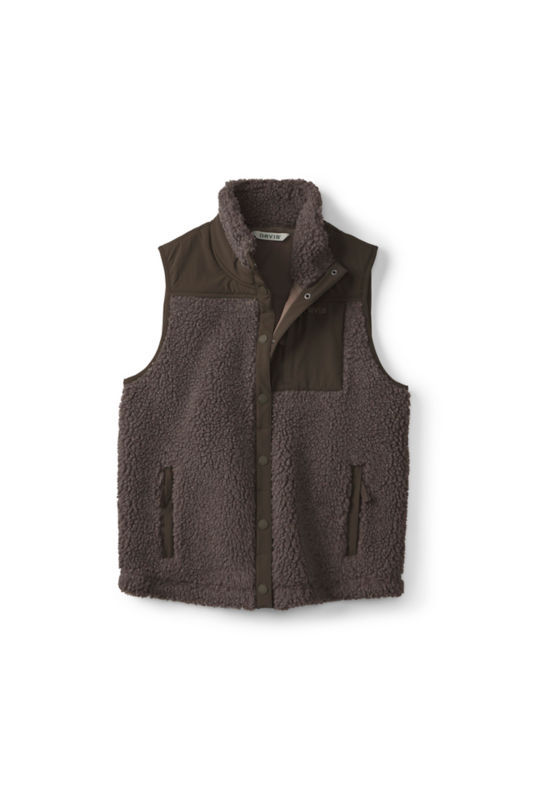 Mad River Snap Vest - MUSHROOM HEATHER/ESPRESSO