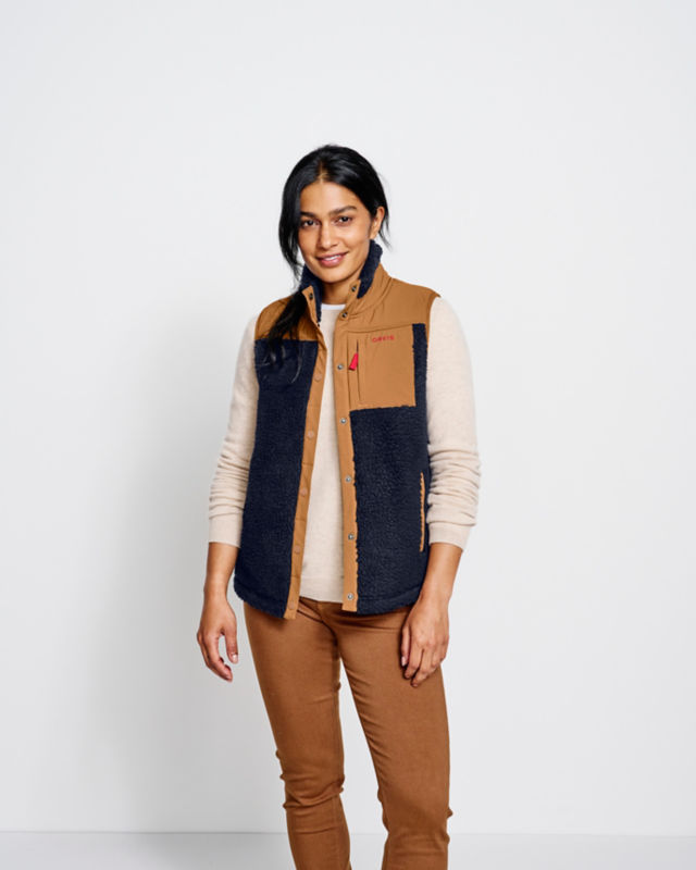 Mad River Snap Vest - LIGHT GRAY HEATHER image number 4