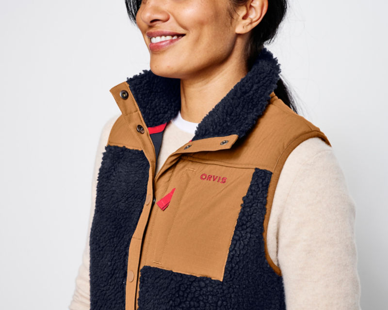 Mad River Snap Vest - LIGHT GRAY HEATHER image number 5