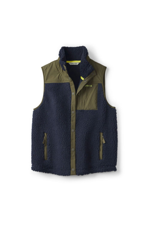 Mad River Snap Vest - DARK NAVY/TARRAGON/CITRUS