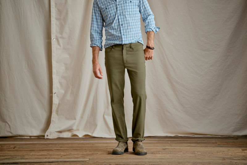 Out-Of-Office 5-Pocket Pants - TARRAGON image number 0