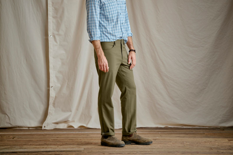 Out-Of-Office 5-Pocket Pants - TARRAGON image number 2