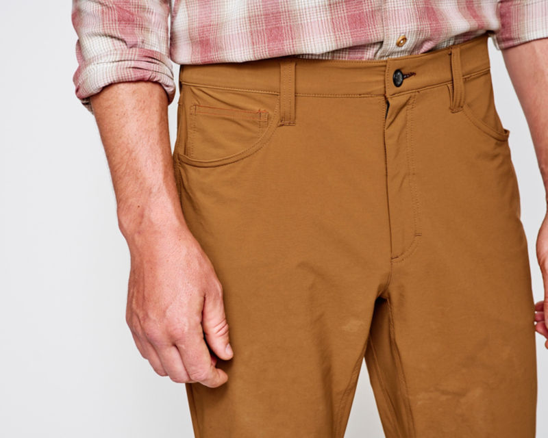 Jackson Quick-Dry 5-Pocket Pants - DARK VICUNA image number 4