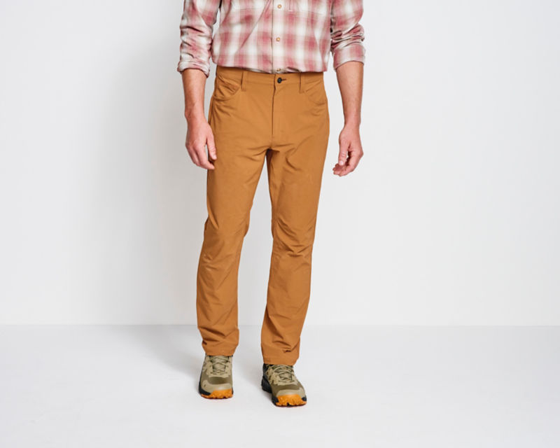 Jackson Quick-Dry 5-Pocket Pants - DARK VICUNA image number 1