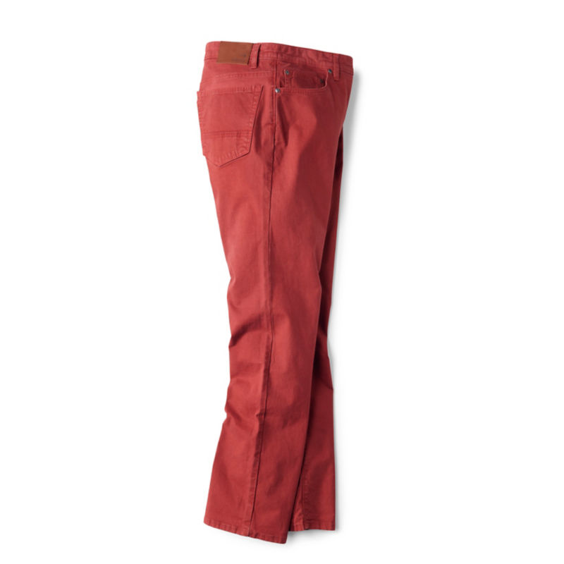 5-Pocket Stretch Twill Pants - RUSSET image number 1