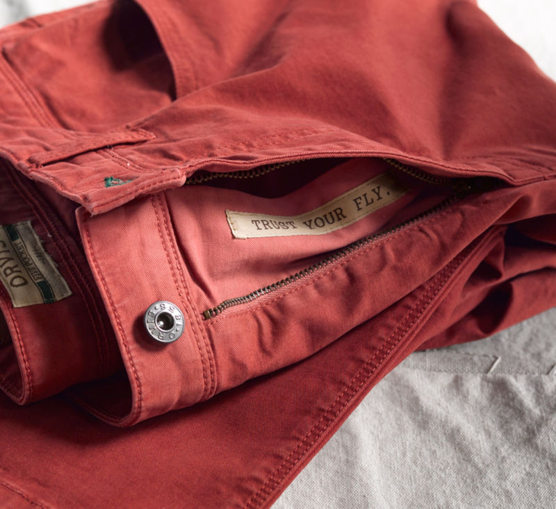 Close up of 5 Pocket Stretch Twill Pants patch