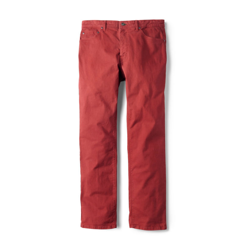 5-Pocket Stretch Twill Pants - RUSSET image number 0