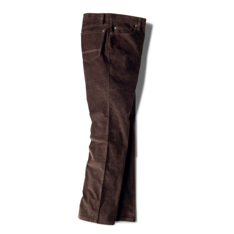 1856 Stretch 5-Pocket Cords - BARK image number 1