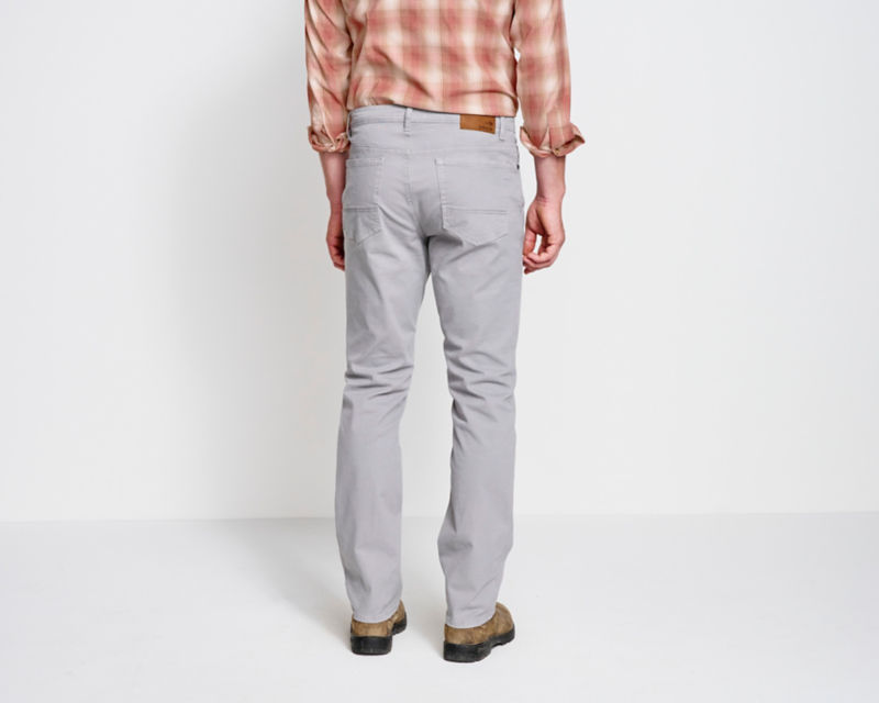 5-Pocket Stretch Twill Pants - TITANIUM image number 2