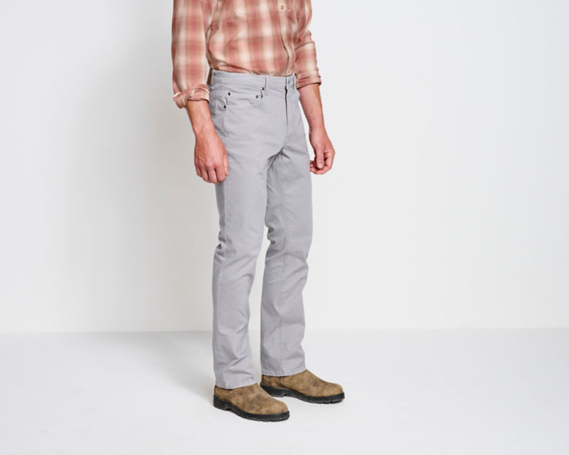 5-Pocket Stretch Twill Pants - TITANIUM image number 1