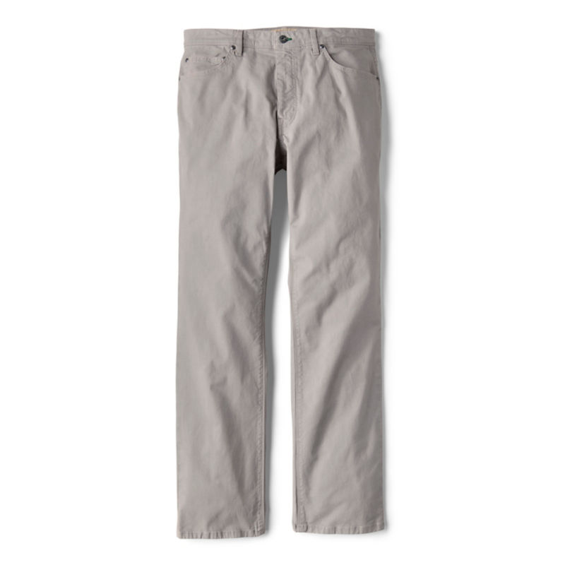 5-Pocket Stretch Twill Pants - TITANIUM image number 4