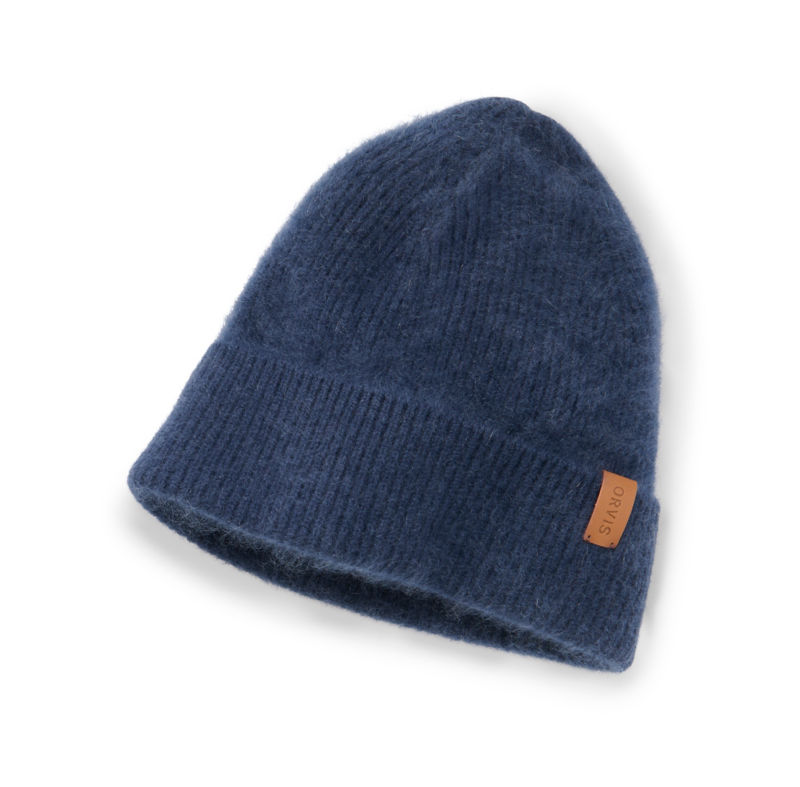 Brushed Cashmere Beanie - TRUE NAVY