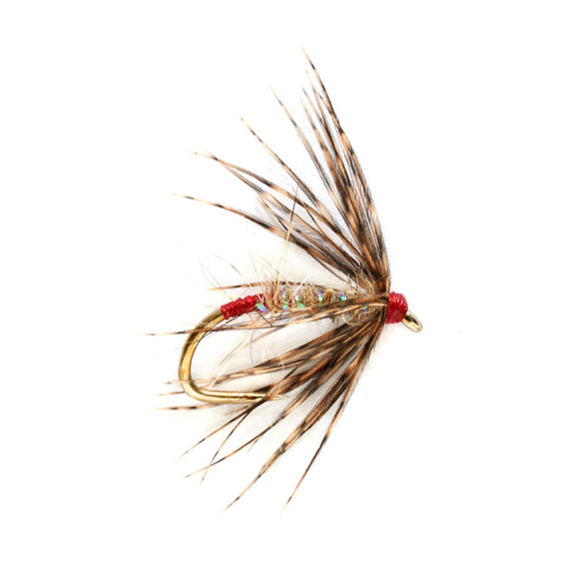 Barbless Super Silk Soft Hackle - PARTRIDGE & RED image number 0