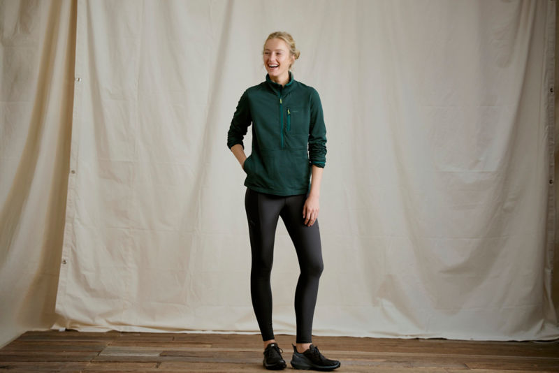 Women's Horseshoe Hills Fleece 1/2-Zip - PEACOCK image number 3