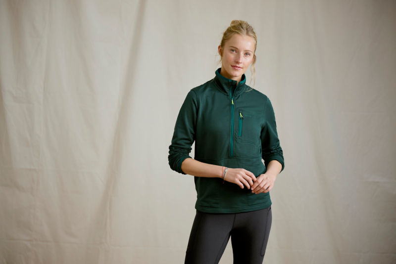 Women's Horseshoe Hills Fleece 1/2-Zip - PEACOCK image number 2