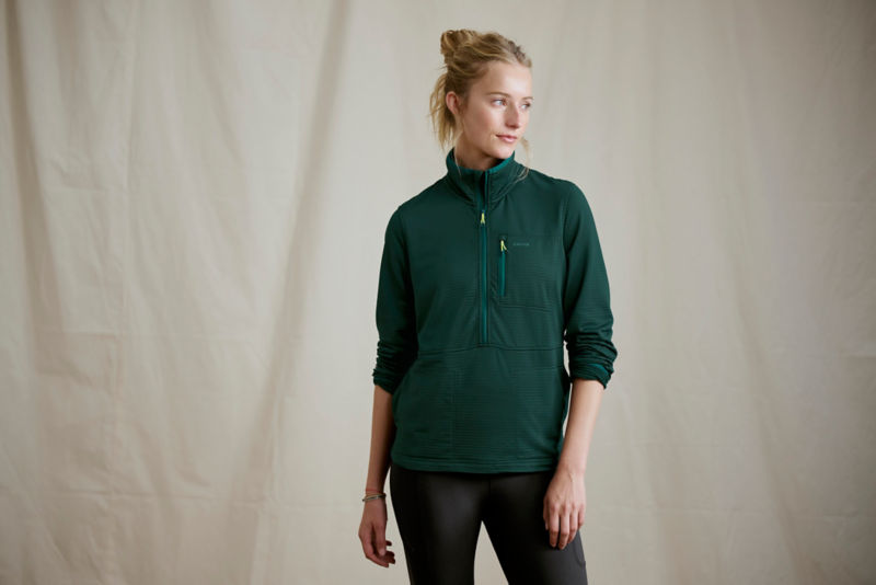 Women's Horseshoe Hills Fleece 1/2-Zip - PEACOCK