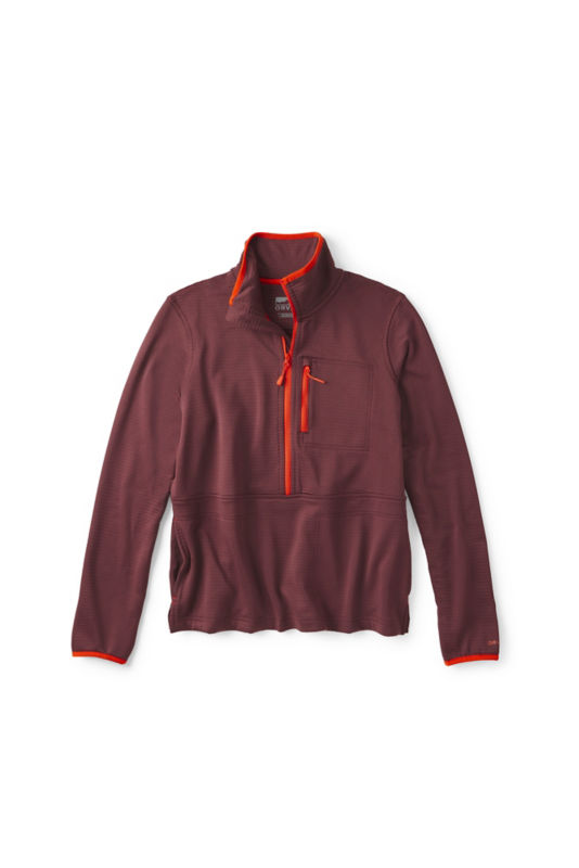 Horseshoe Hills Fleece 1/2-Zip - RAISIN