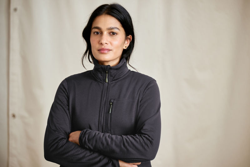 Women&rsquo;s Horseshoe Hills Fleece 1/2-Zip - BLACK image number 1