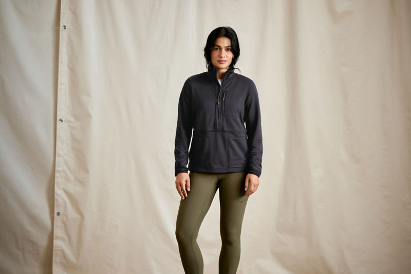 Women&rsquo;s Horseshoe Hills Fleece 1/2-Zip - BLACK