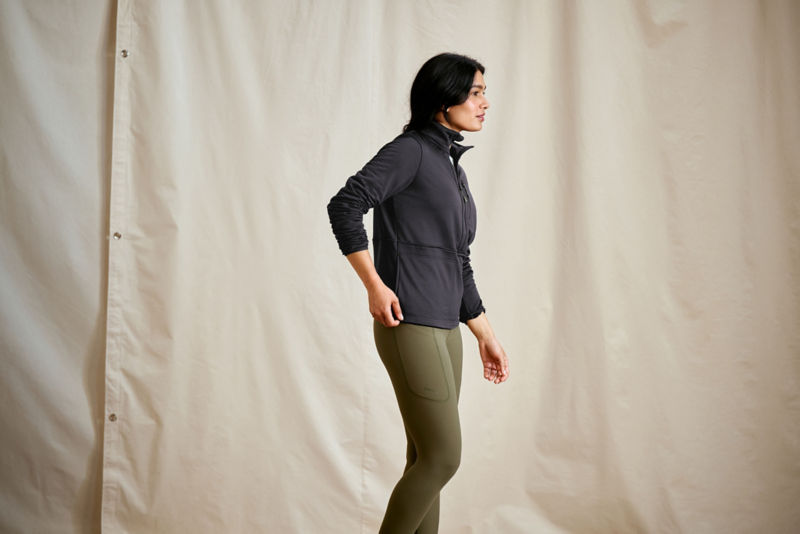 Women&rsquo;s Horseshoe Hills Fleece 1/2-Zip - BLACK image number 3