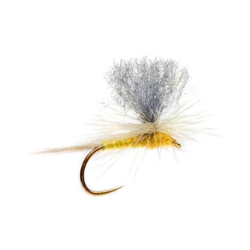 Barbless Tactical Pale Yellow Sulphur Parachute - 