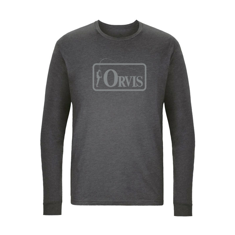 Bent Rod Badge Long-Sleeve T-Shirt - CHARCOAL