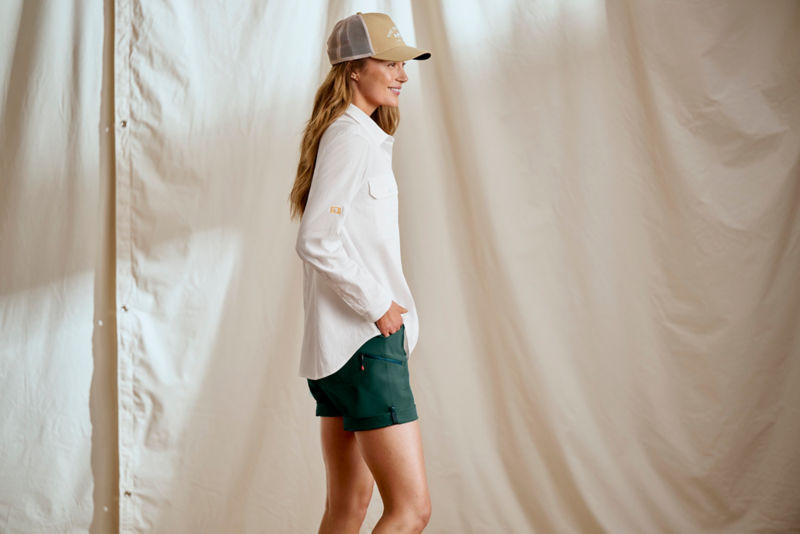 Women's Open Air Relaxed Sun Shirt - WHITE image number 3