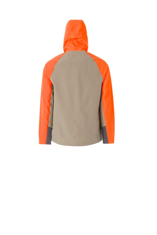 Men&rsquo;s PRO LT Softshell Hoodie - TAN/BLAZE image number 1