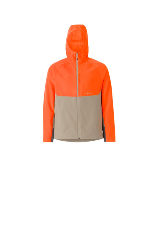 Men&rsquo;s PRO LT Softshell Hoodie - TAN/BLAZE image number 0