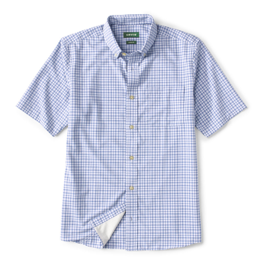 Out-Of-Office Comfort Stretch Short-Sleeved Shirt - RIVER DELTA image number 0