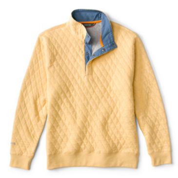 Outdoor Quilted Snap Sweatshirt - WHEAT