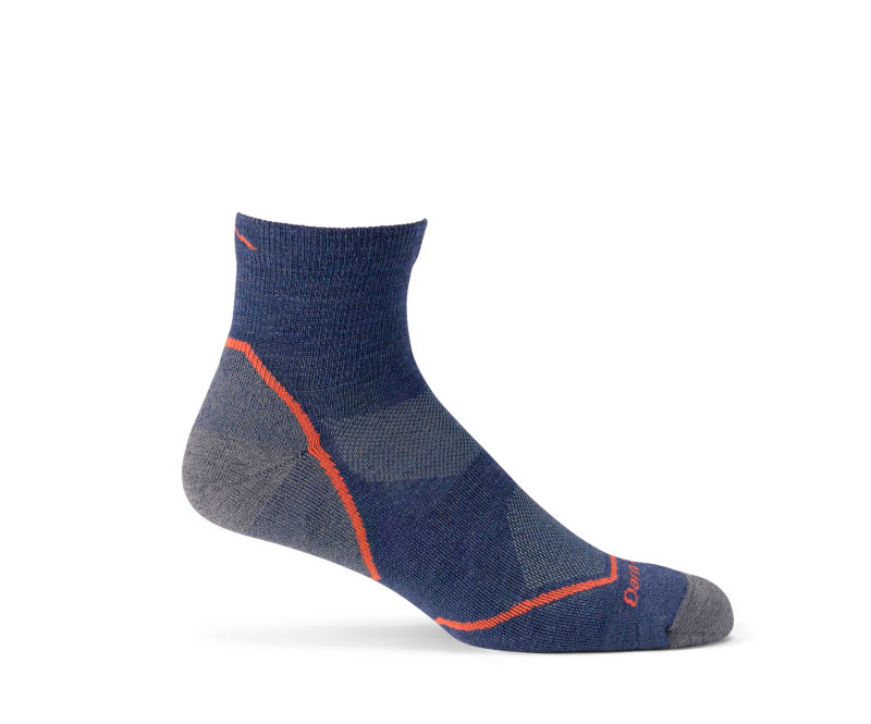 Darn Tough&reg; Light Hiker Quarter Socks - DENIM